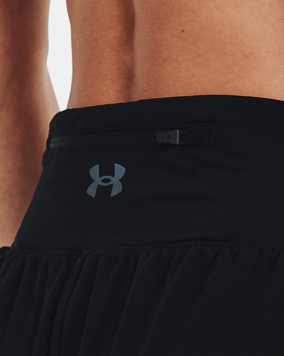 Women's UA PaceHER Shorts in Black image number 3